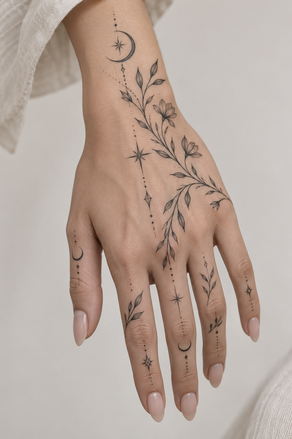 Delicate hand tattoos for women direction 18 for women