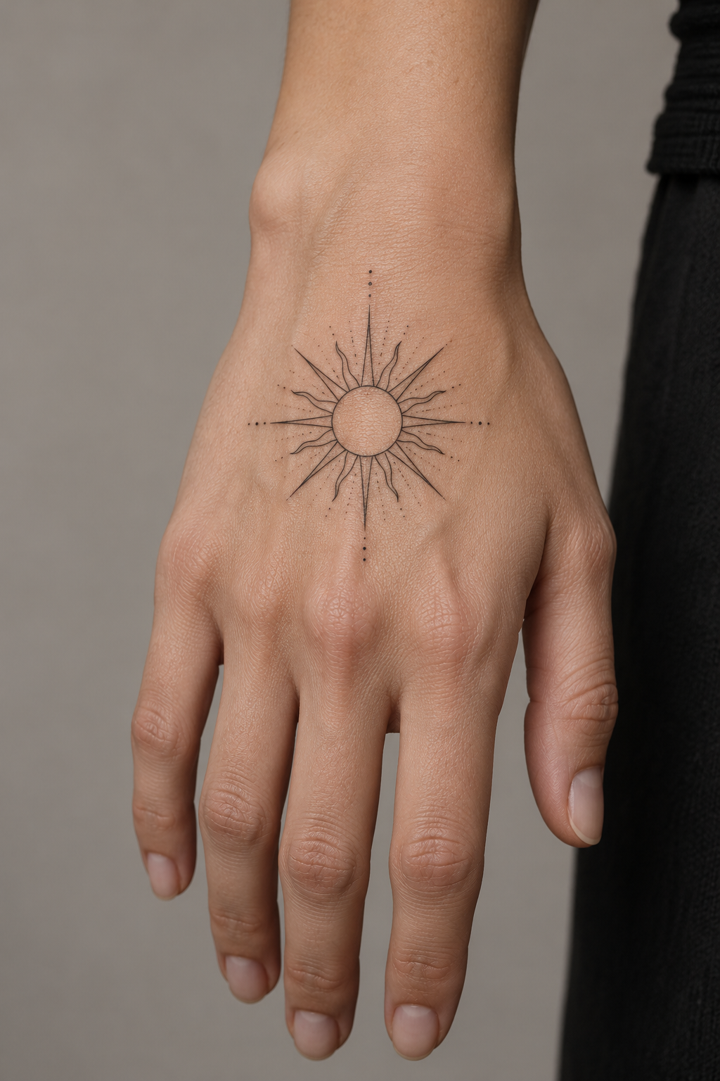 Delicate hand tattoos for women idea 9