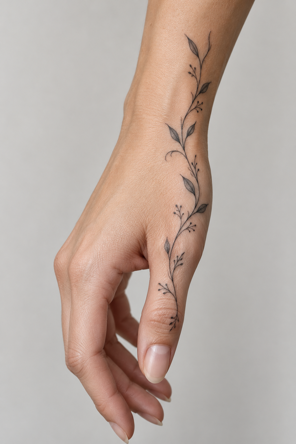 Delicate hand tattoos for women idea 12