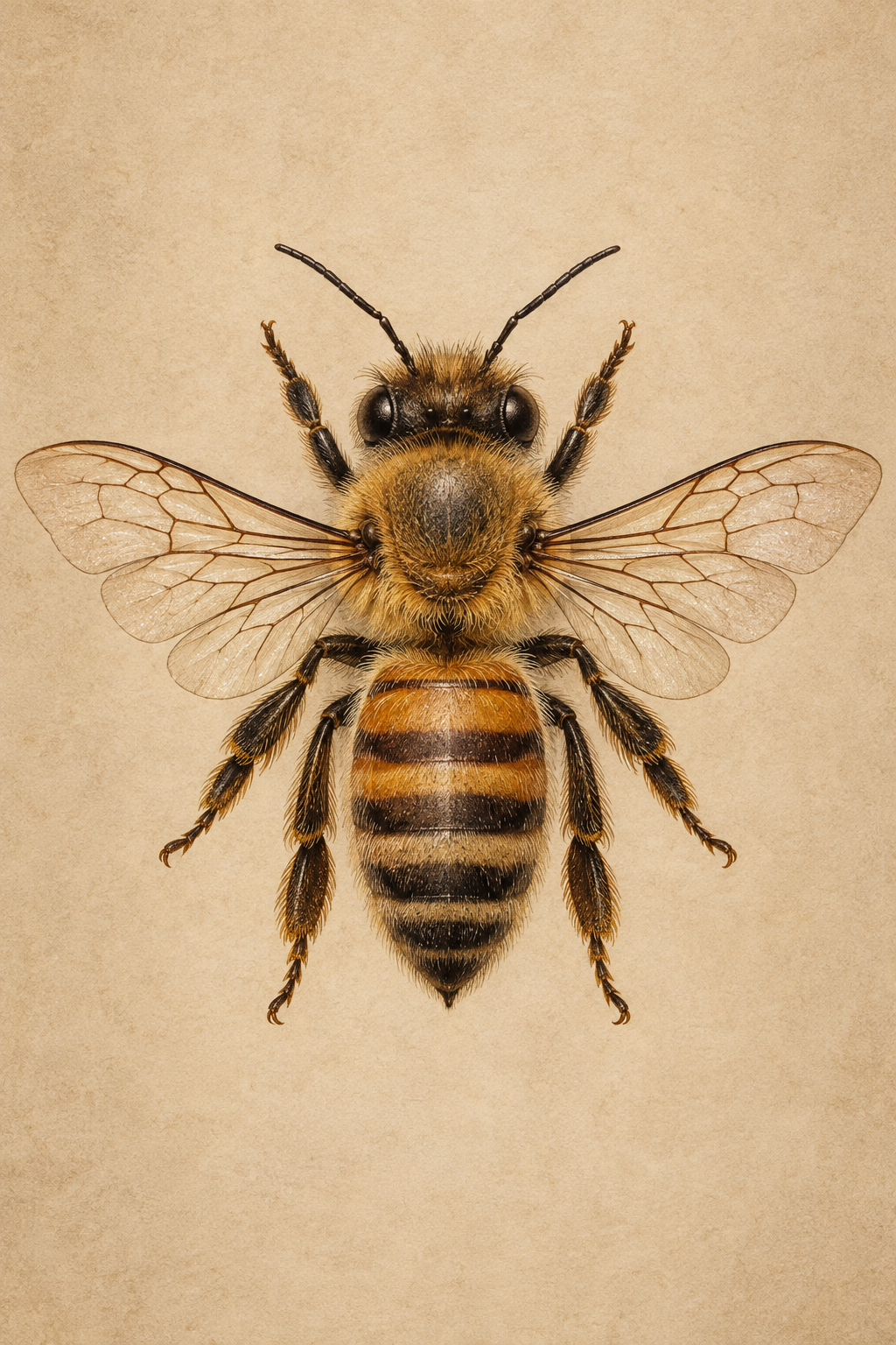 Realistic honey bee tattoo idea 4
