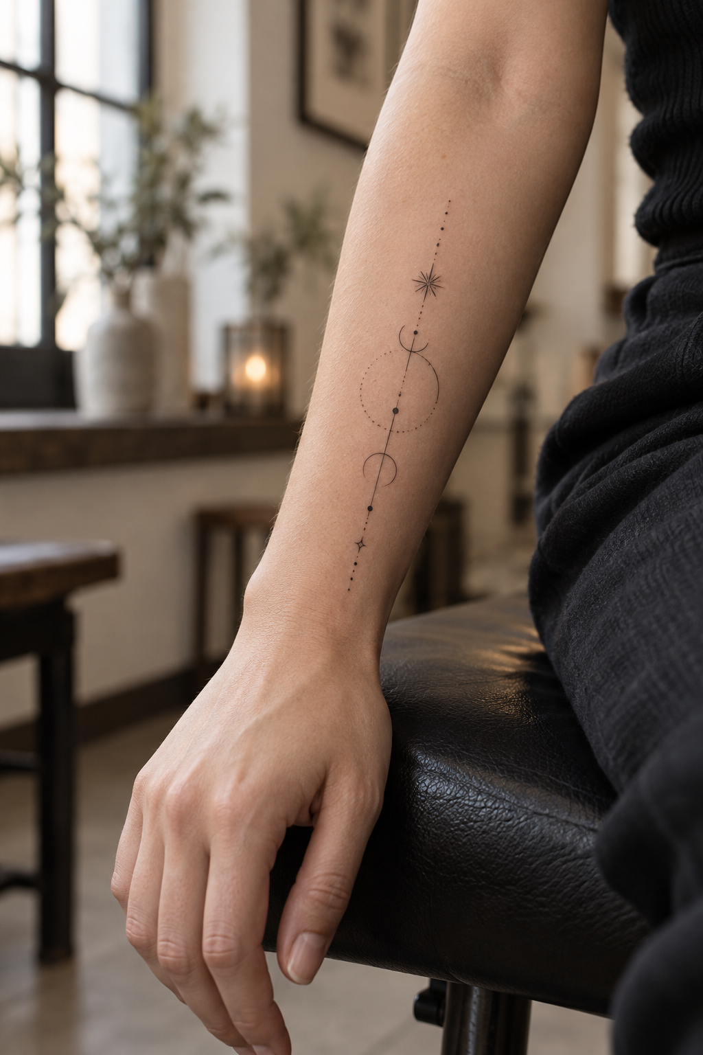 Birthdate Tattoo minimalist tattoo idea