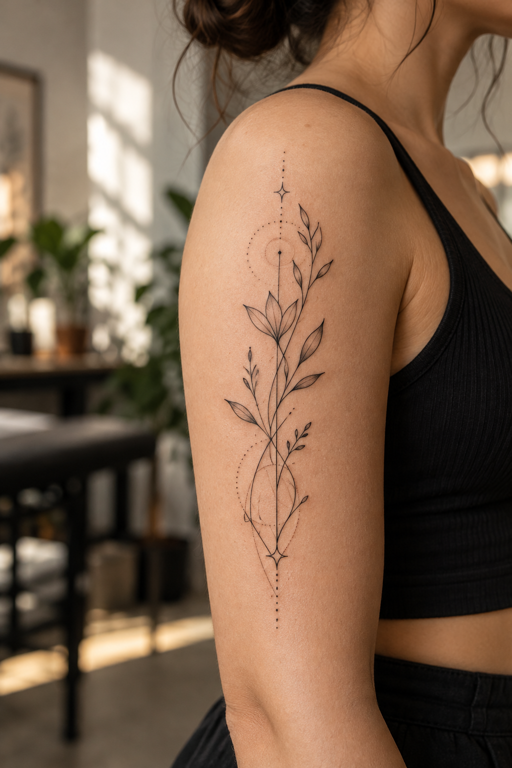 Motivational Words minimalist tattoo idea