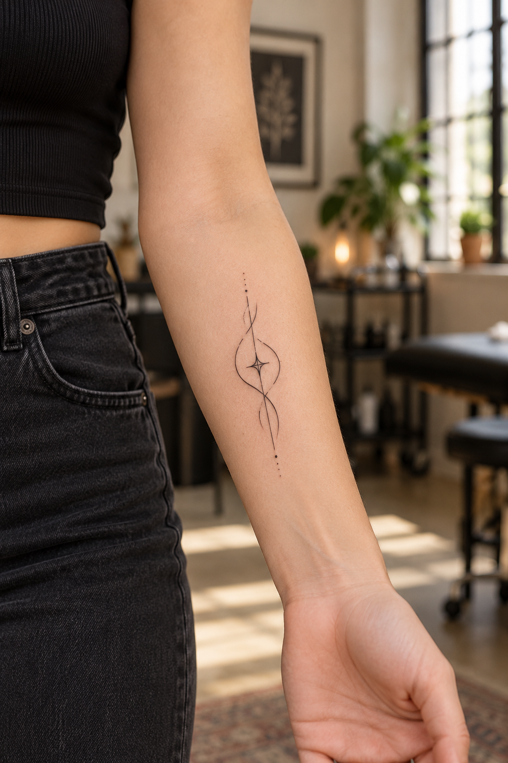 Fearless Tattoo Idea Minimal minimalist tattoo idea