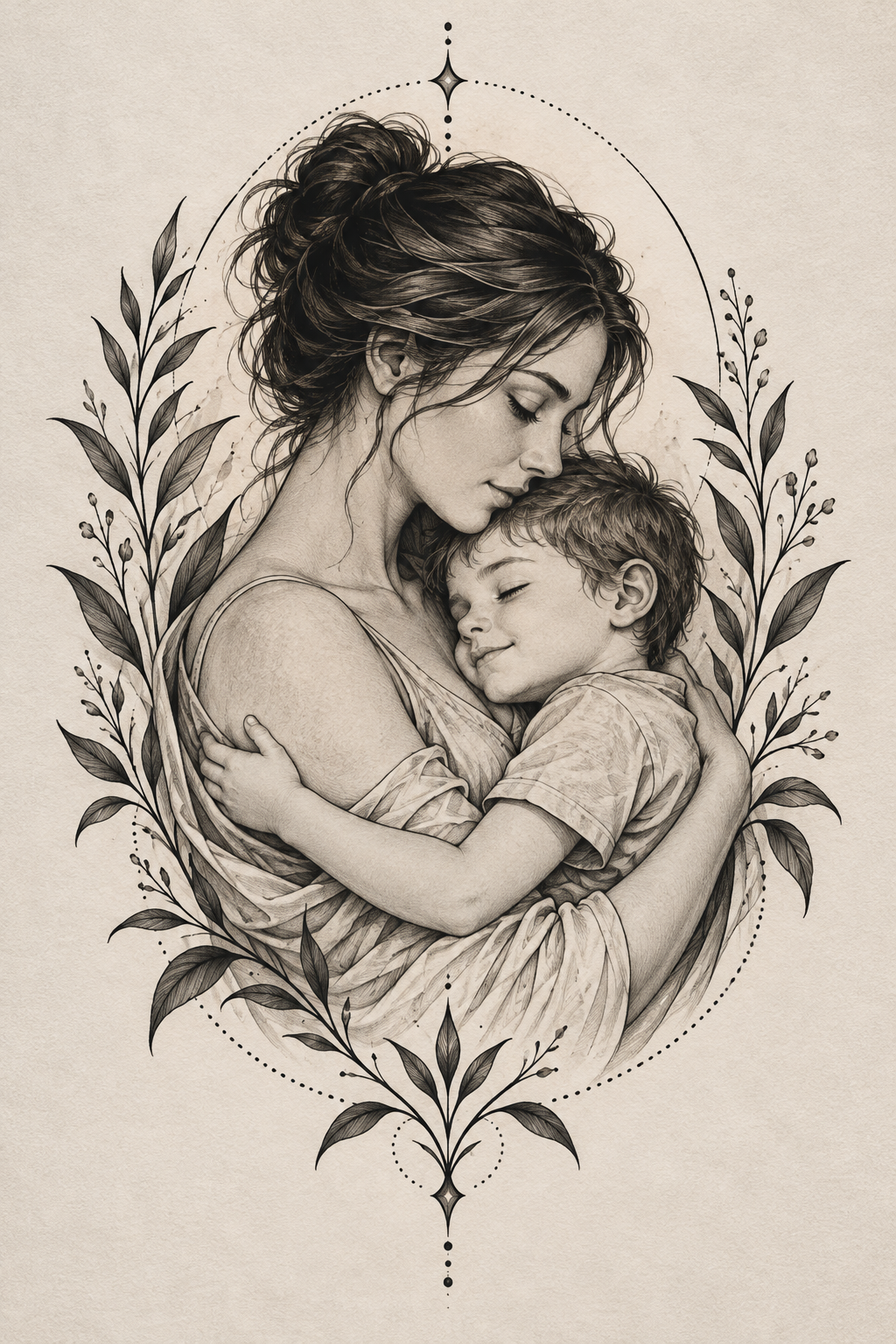 mother and son tattoo ideas