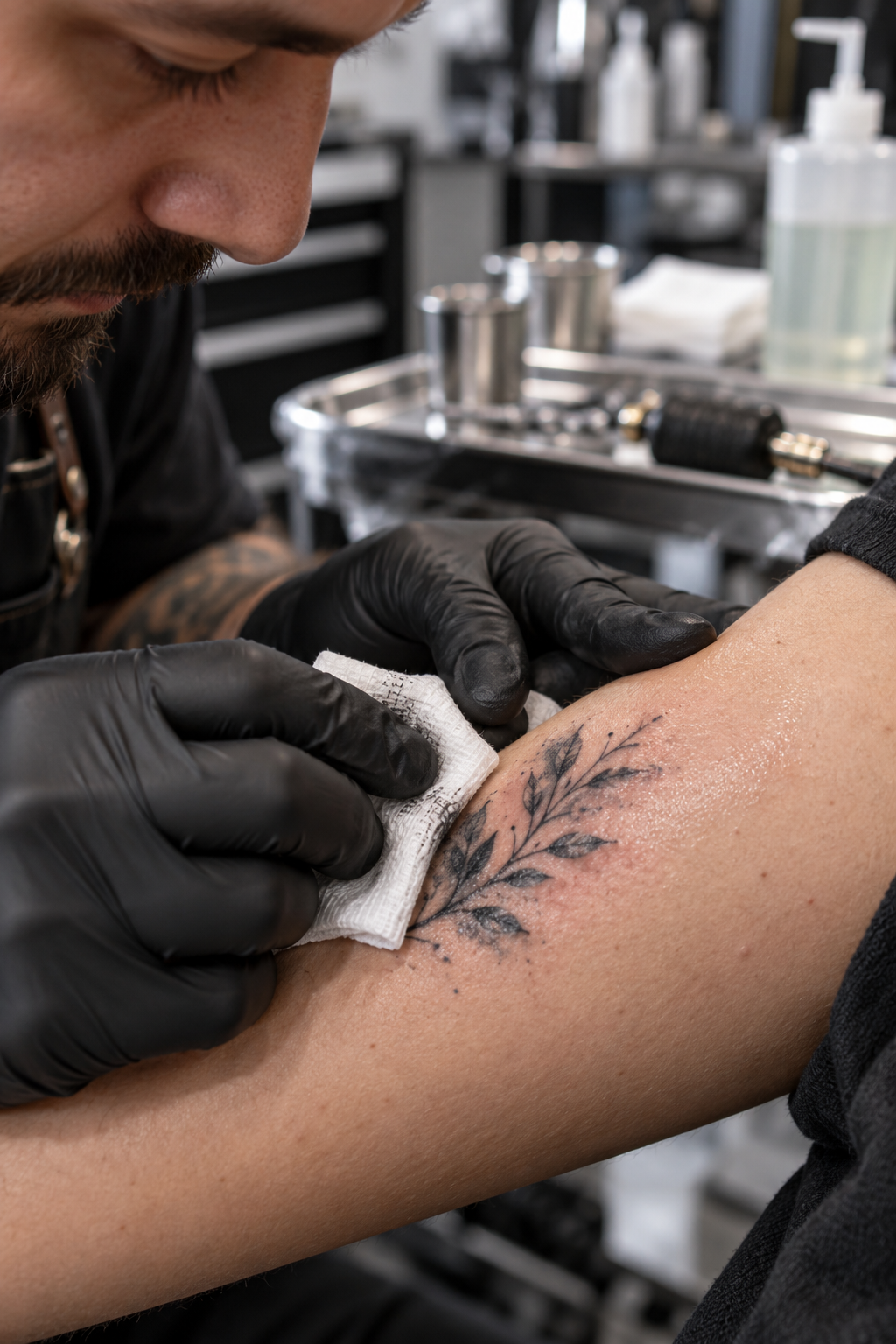 Tattoo blowout treatment method 5