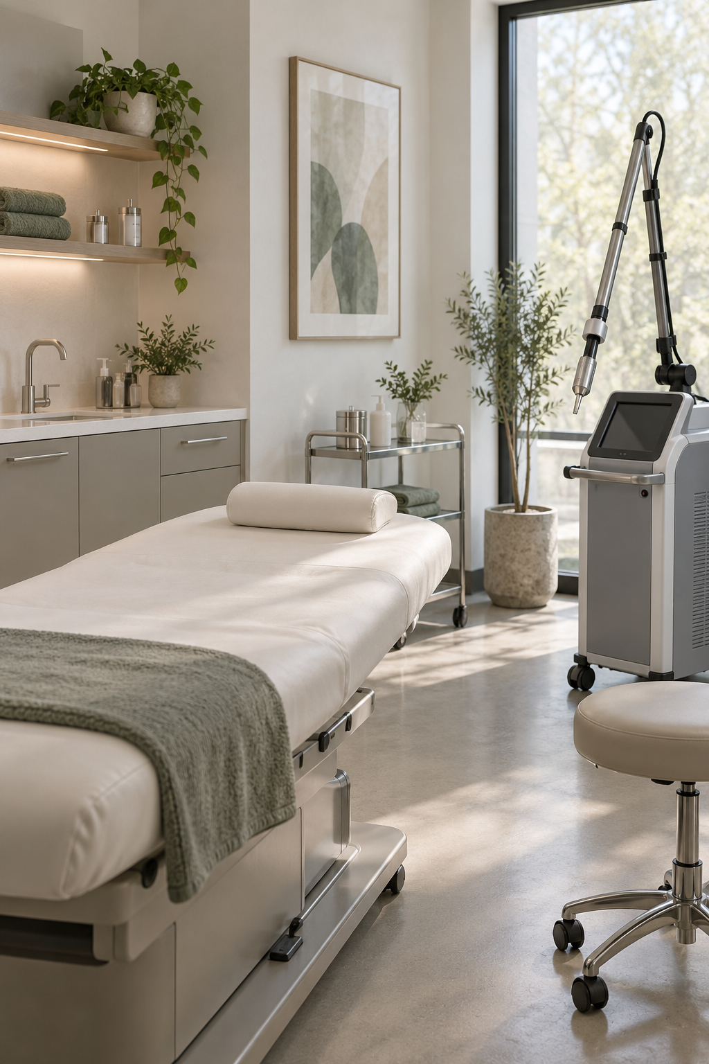 Tattoo removal clinic consultation