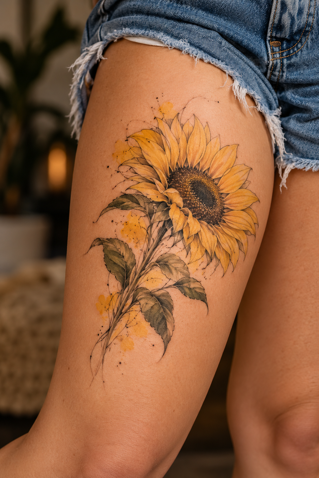 Elegant small tattoo idea 9