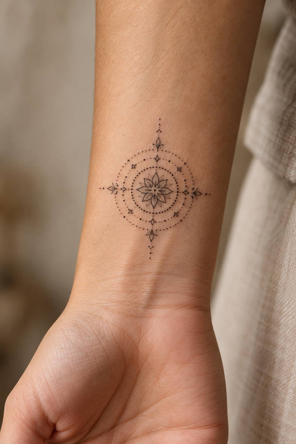 Elegant small tattoo idea 10