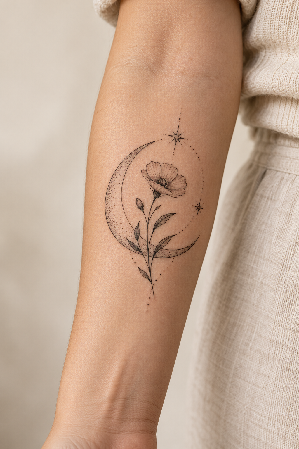 Tree forearm tattoo idea