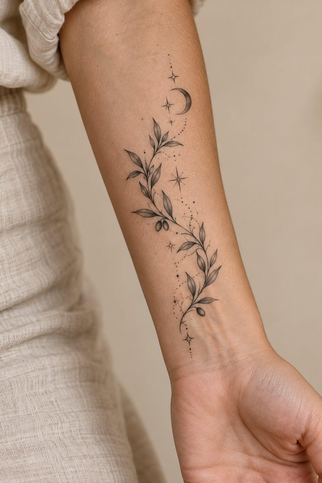 Compass chest tattoo idea