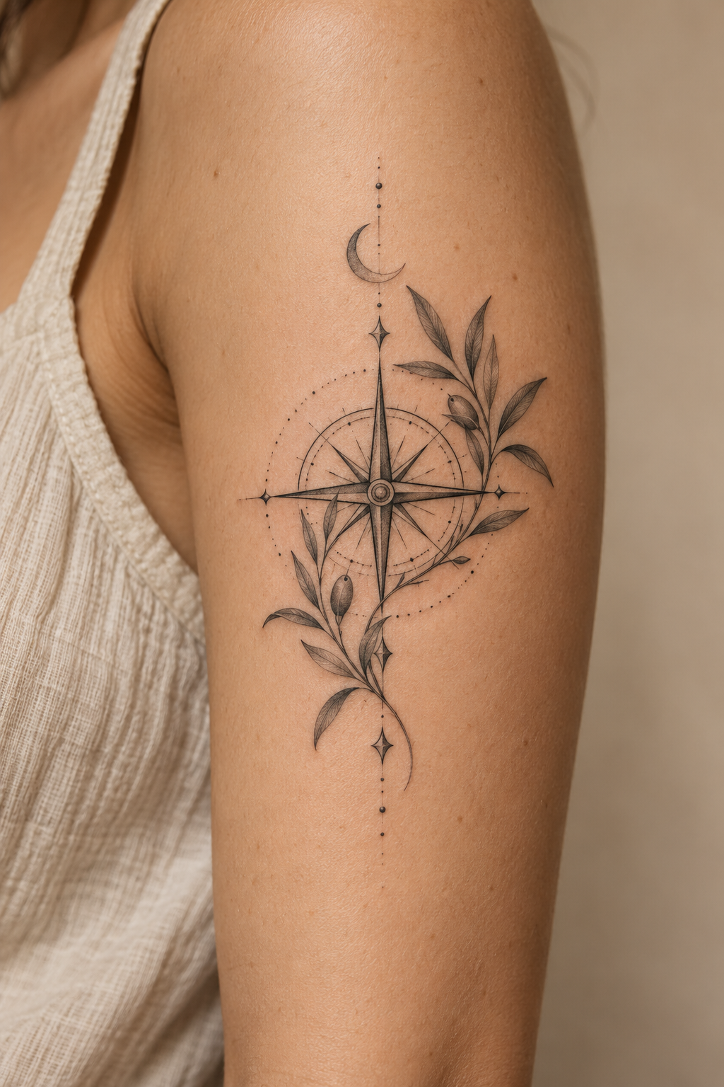 Heart padlock chest tattoo idea