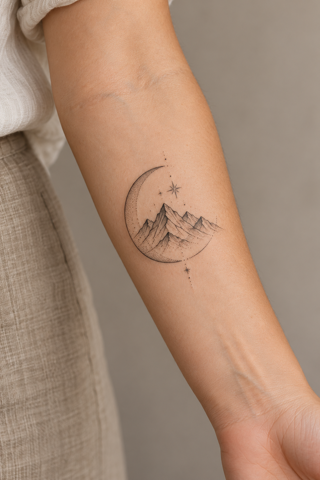 Fern collarbone tattoo idea