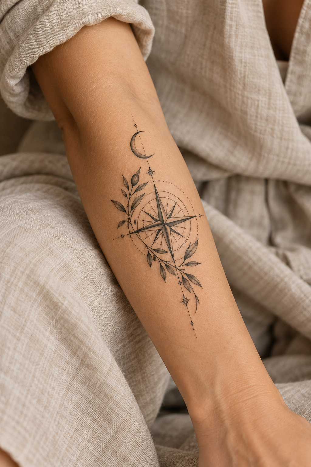 Tall feather spine tattoo idea